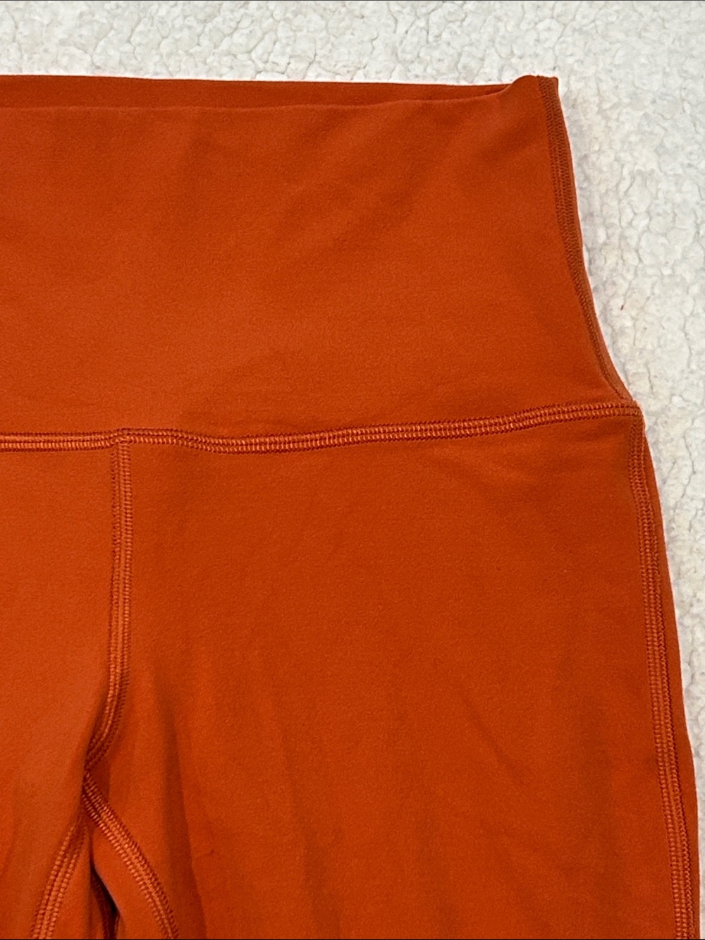 Lululemon Align High Rise Crop size 4 Canyon Orange Athleisure Gym Workout - Picture 4 of 12